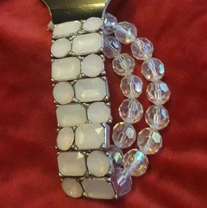 Whit Opal Fashion Bracelet